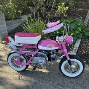 1971 Honda Z50A Mini Trail (Pink & White Custom)